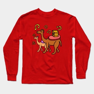 Funny cartoon camels Long Sleeve T-Shirt